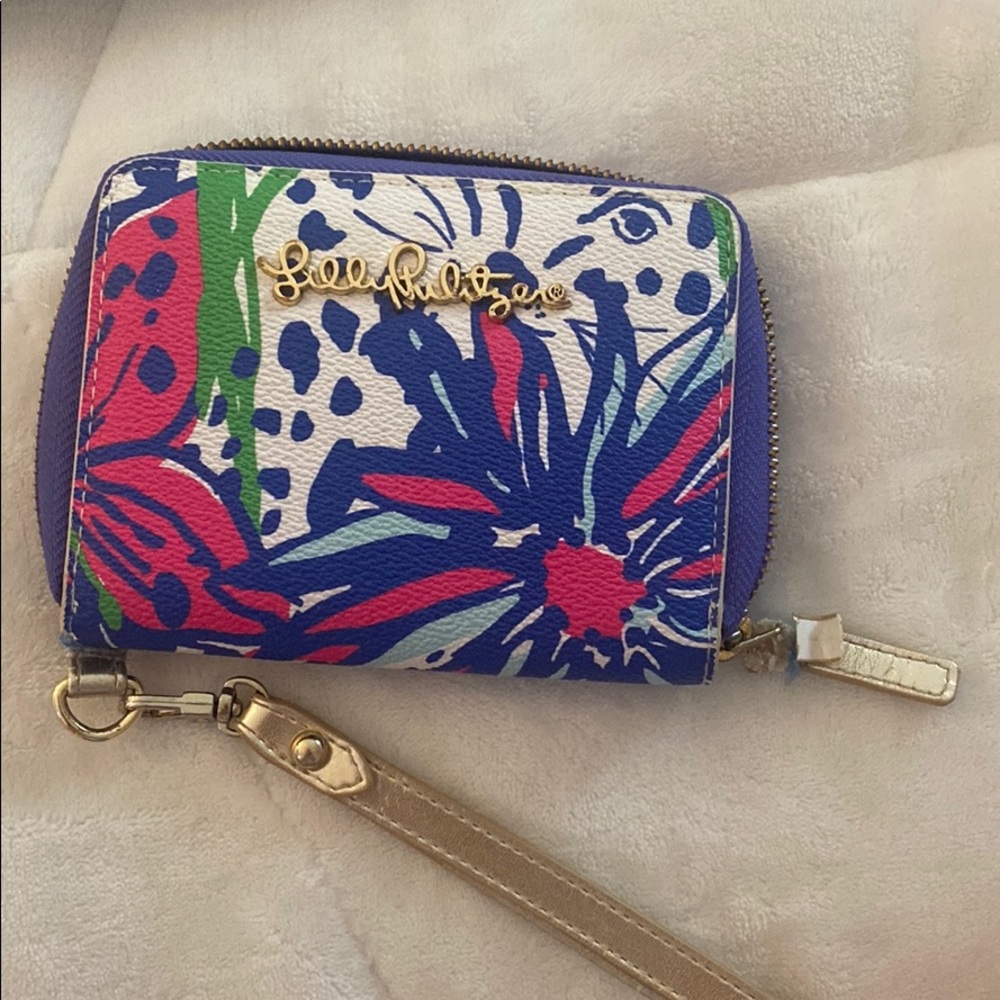 Lilly Pulitzer Tiger Print Wristlet